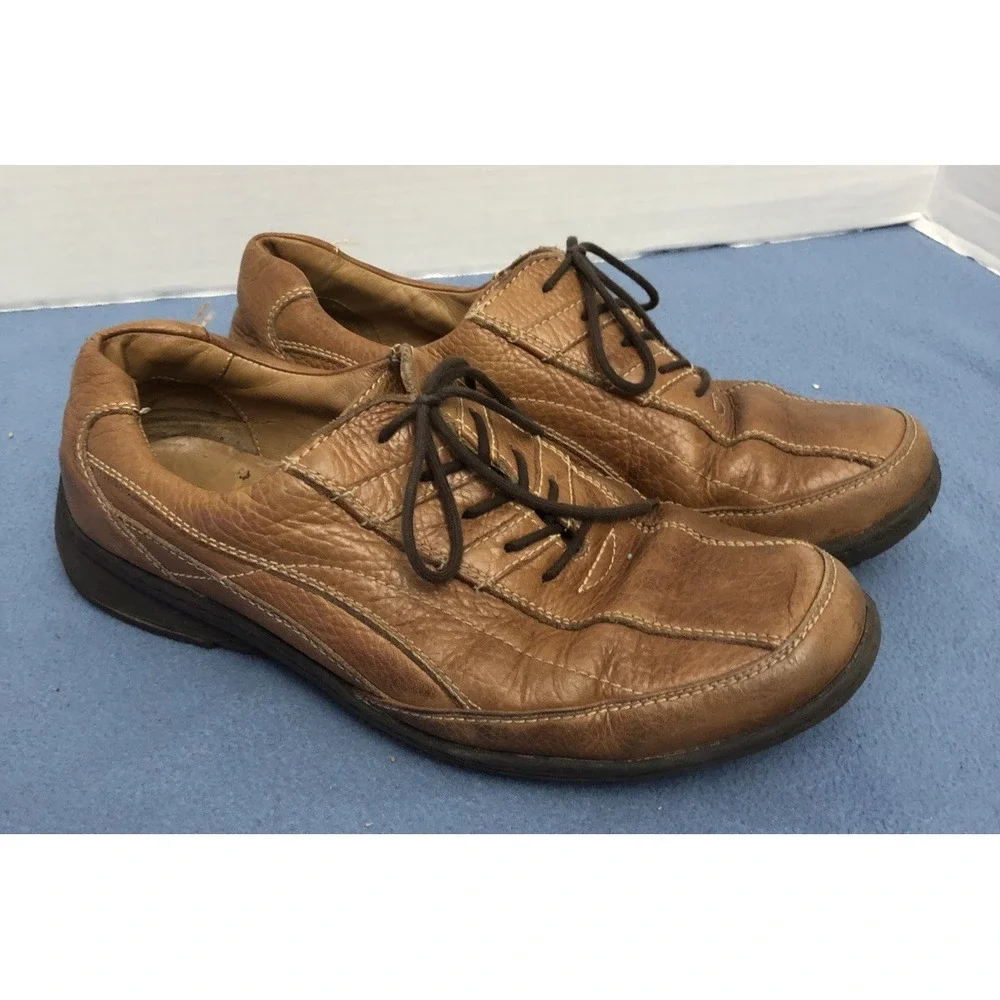J&M Men's Carmel XC4 Dual Width Sheepskin Casual Tie-Up Driving Shoe -‎ 10M